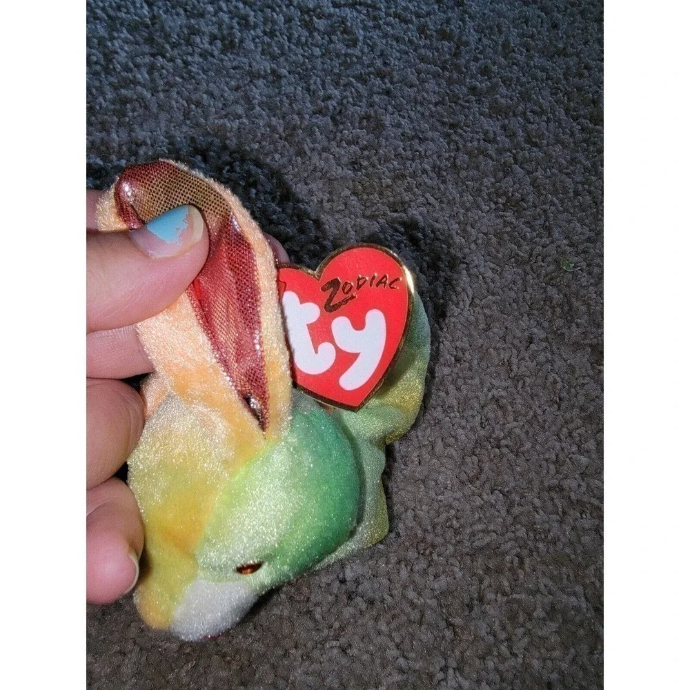 NWT TY Beanie Baby Zodiac Rabbit